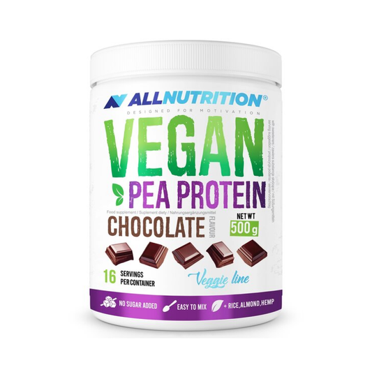 ALLNUTRITION VEGAN PEA PROTEIN CHOCOLATE - 500 GRAMS