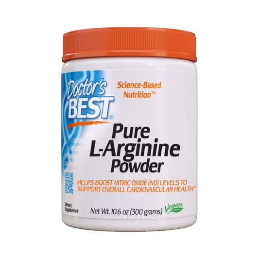 DOCTOR'S BEST PURE L-ARGININE POWDER - 300 GRAMS