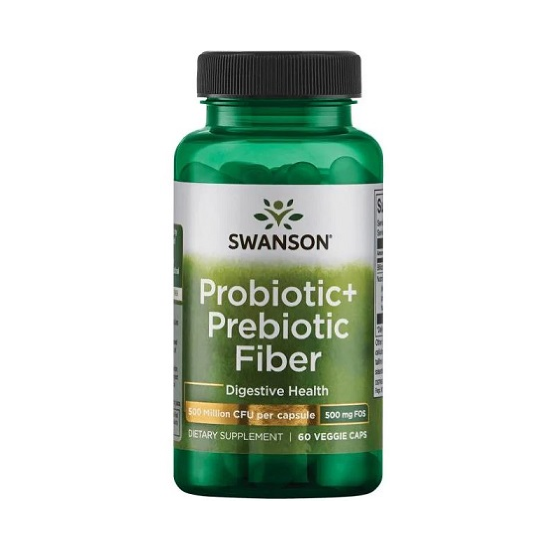 SWANSON PROBIOTIC+ PREBIOTIC FIBER - 60 VCAPS