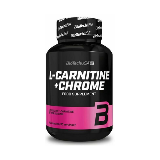 BIOTECHUSA L-CARNITINE + CHROME - 60 CAPS