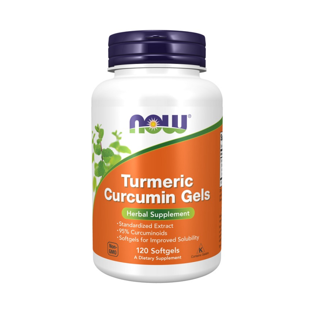 NOW FOODS TURMERIC CURCUMIN - 120 SOFTGELS