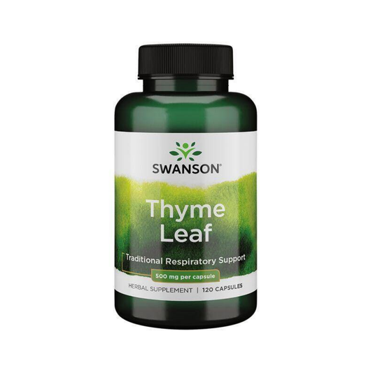 SWANSON THYME LEAF 500MG - 120 CAPS