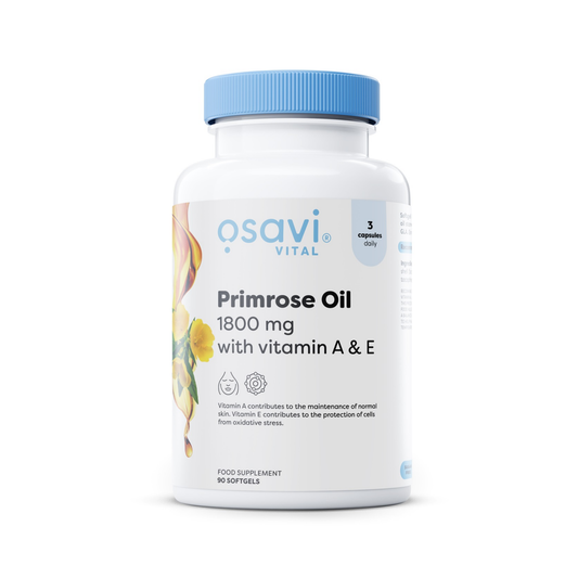 OSAVI PRIMROSE OIL WITH VITAMIN A & E 1800MG - 90 SOFTGELS