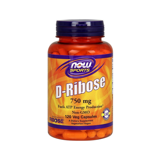 NOW FOODS D-RIBOSE 750MG - 120 VCAPS