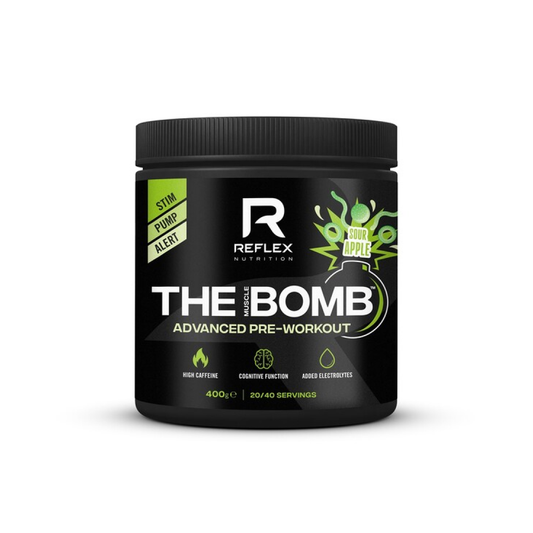 REFLEX NUTRITION THE MUSCLE BOMB SOUR APPLE - 400 GRAMS