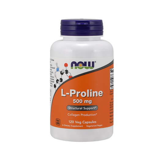 NOW FOODS L-PROLINE 500MG - 120 VCAPS