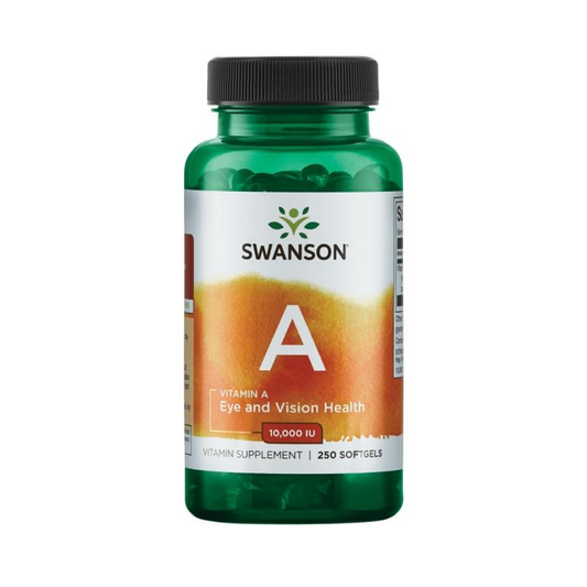 SWANSON VITAMIN A 10 000 IU - 250 SOFTGELS