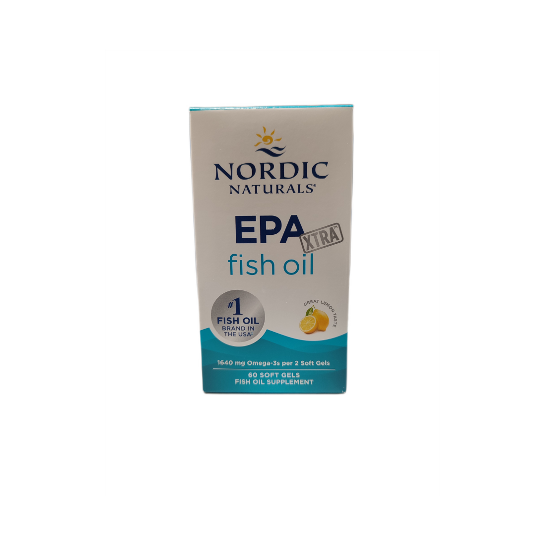 NORDIC NATURALS EPA XTRA FISH OIL 1640MG LEMON - 60 SOFTGELS