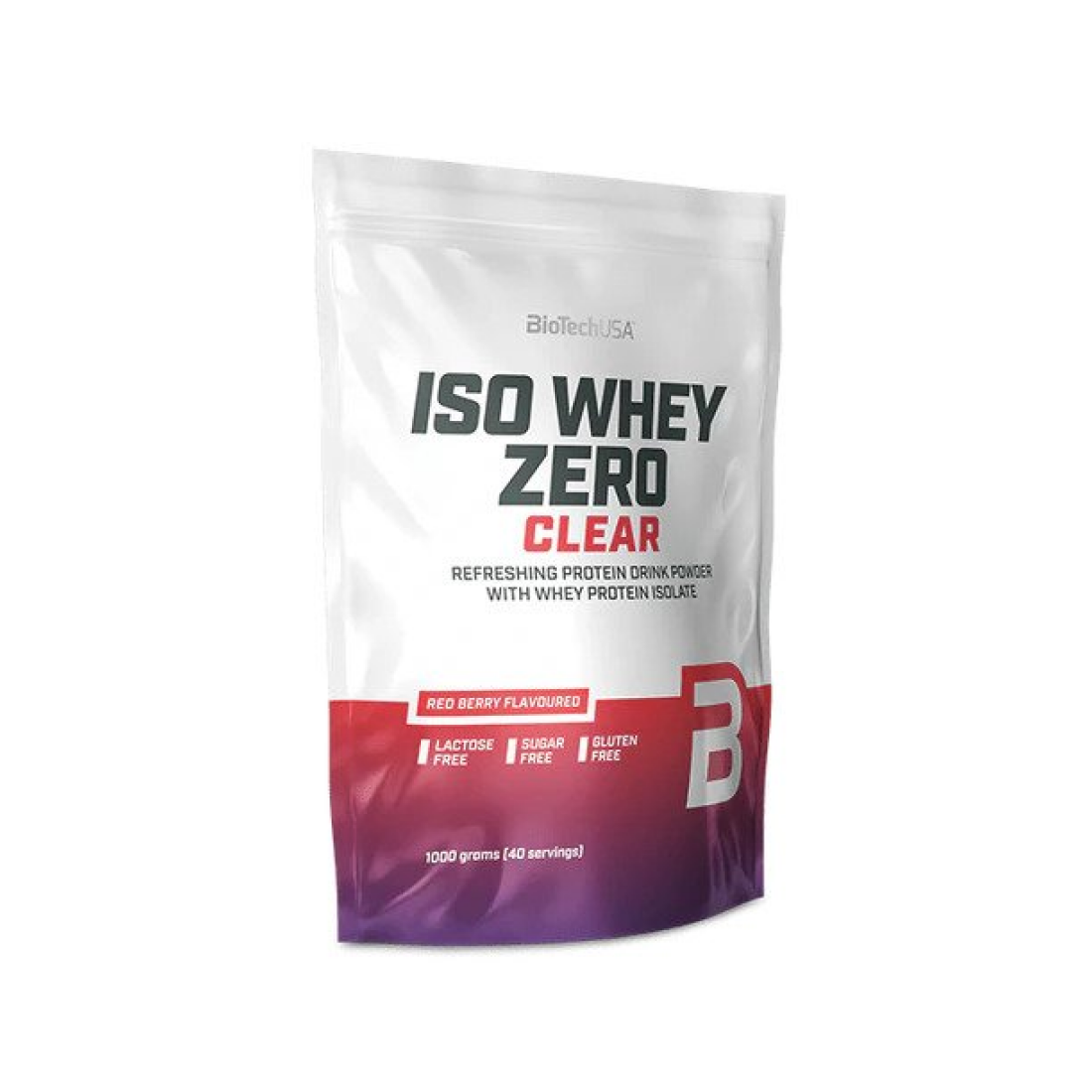 BIOTECHUSA ISO WHEY ZERO CLEAR RED BERRY - 1000 GRAMS