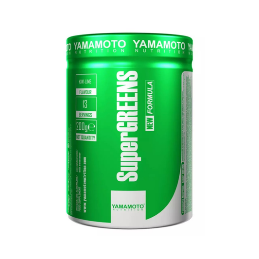 YAMAMOTO NUTRITION SUPER GREENS KIWI-LIME - 200 GRAMS