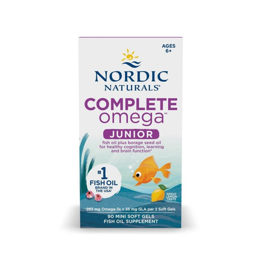 NORDIC NATURALS COMPLETE OMEGA JUNIOR 283MG LEMON - 90 MINI SOFTGELS