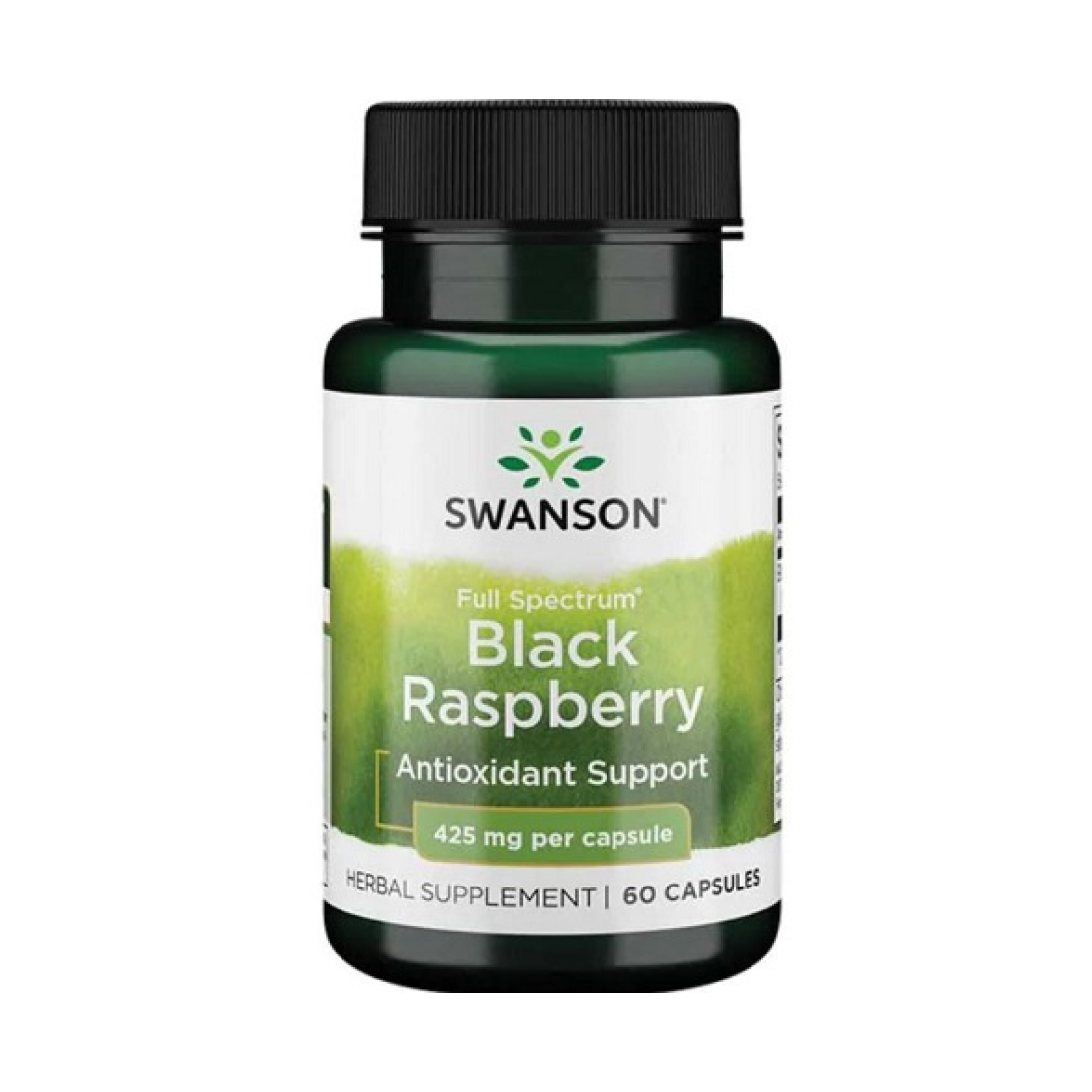 SWANSON FULL SPECTRUM BLACK RASPBERRY 425MG - 60 CAPS