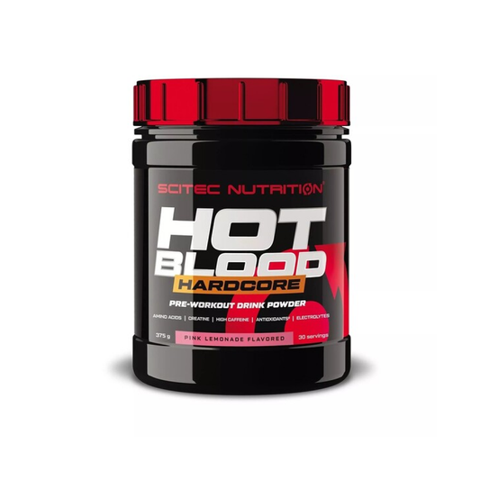 SCITEC HOT BLOOD HARDCORE PINK LEMONADE - 375 GRAMS