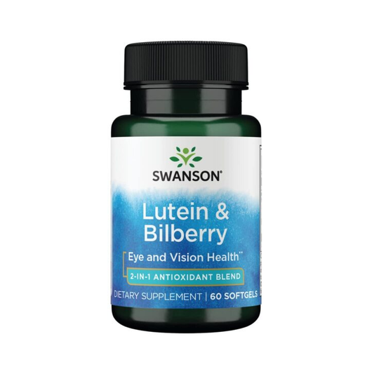 SWANSON LUTEIN & BILBERRY - 60 SOFTGELS
