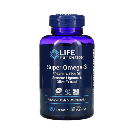 LIFE EXTENSION SUPER OMEGA-3 - 120 SOFTGELS