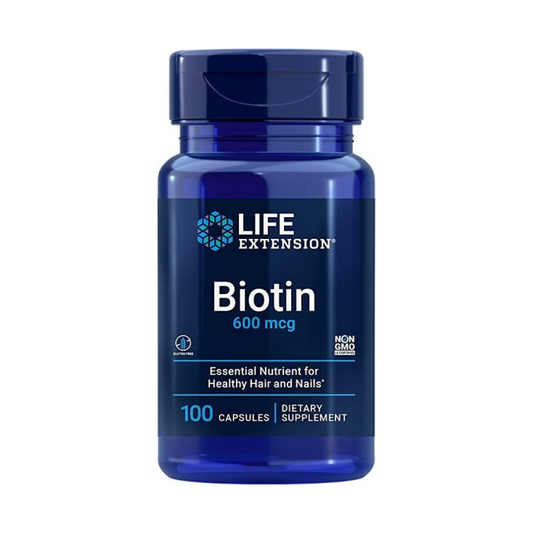 LIFE EXTENSION BIOTIN 600MCG - 100 CAPS