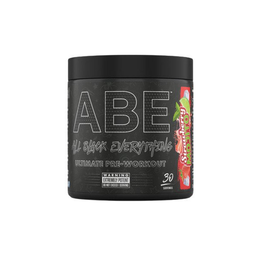 APPLIED NUTRITION ABE - ALL BLACK EVERYTHING STRAWBERRY MOJITO - 375 GRAMS