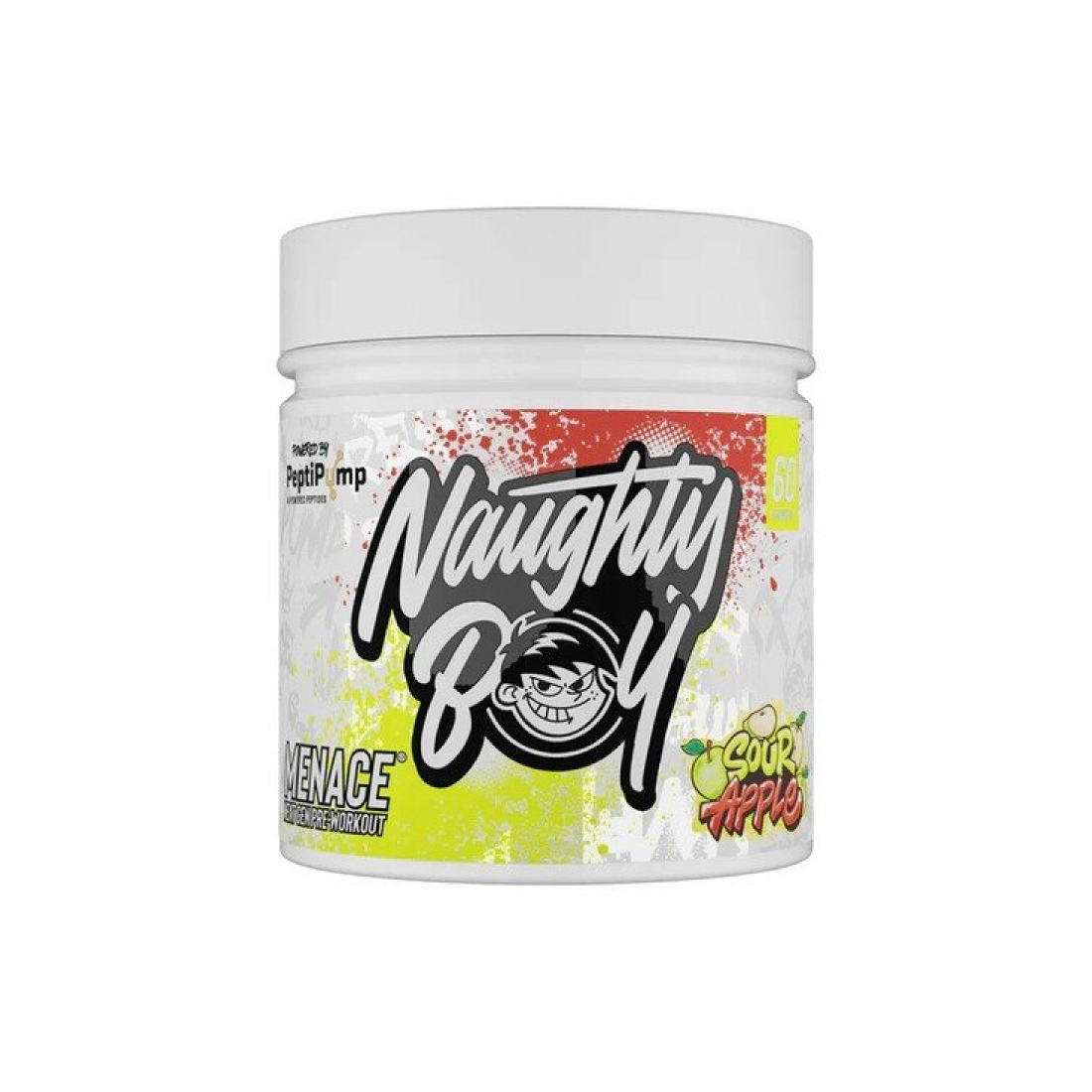 NAUGHTY BOY MENACE V2 SOUR APPLE - 420 GRAMS