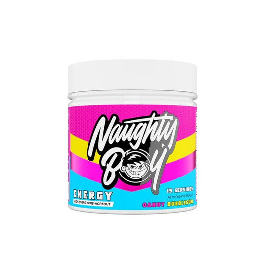 NAUGHTY BOY ENERGY CANDY BUBBLEGUM - 195 GRAMS