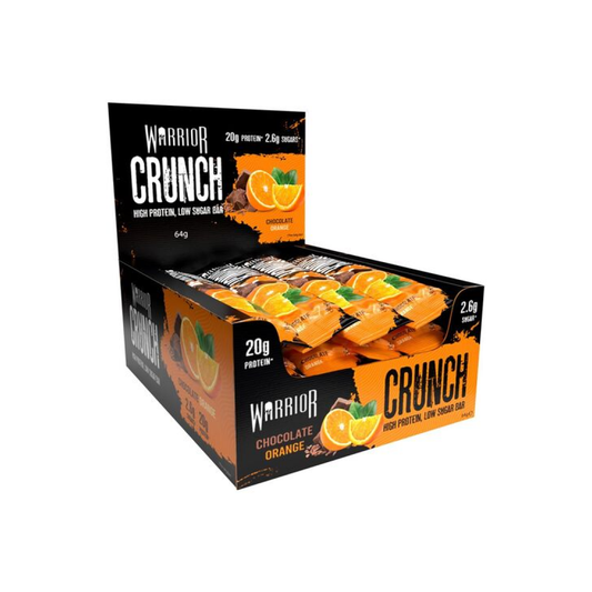 WARRIOR CRUNCH BAR CHOCOLATE ORANGE - 12 BARS