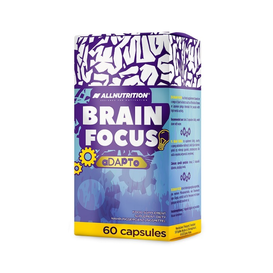 ALLNUTRITION BRAIN FOCUS ADAPTO - 60 CAPS