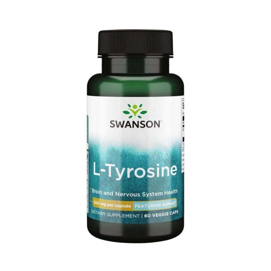 SWANSON L-TYROSINE 500MG - 60 VCAPS