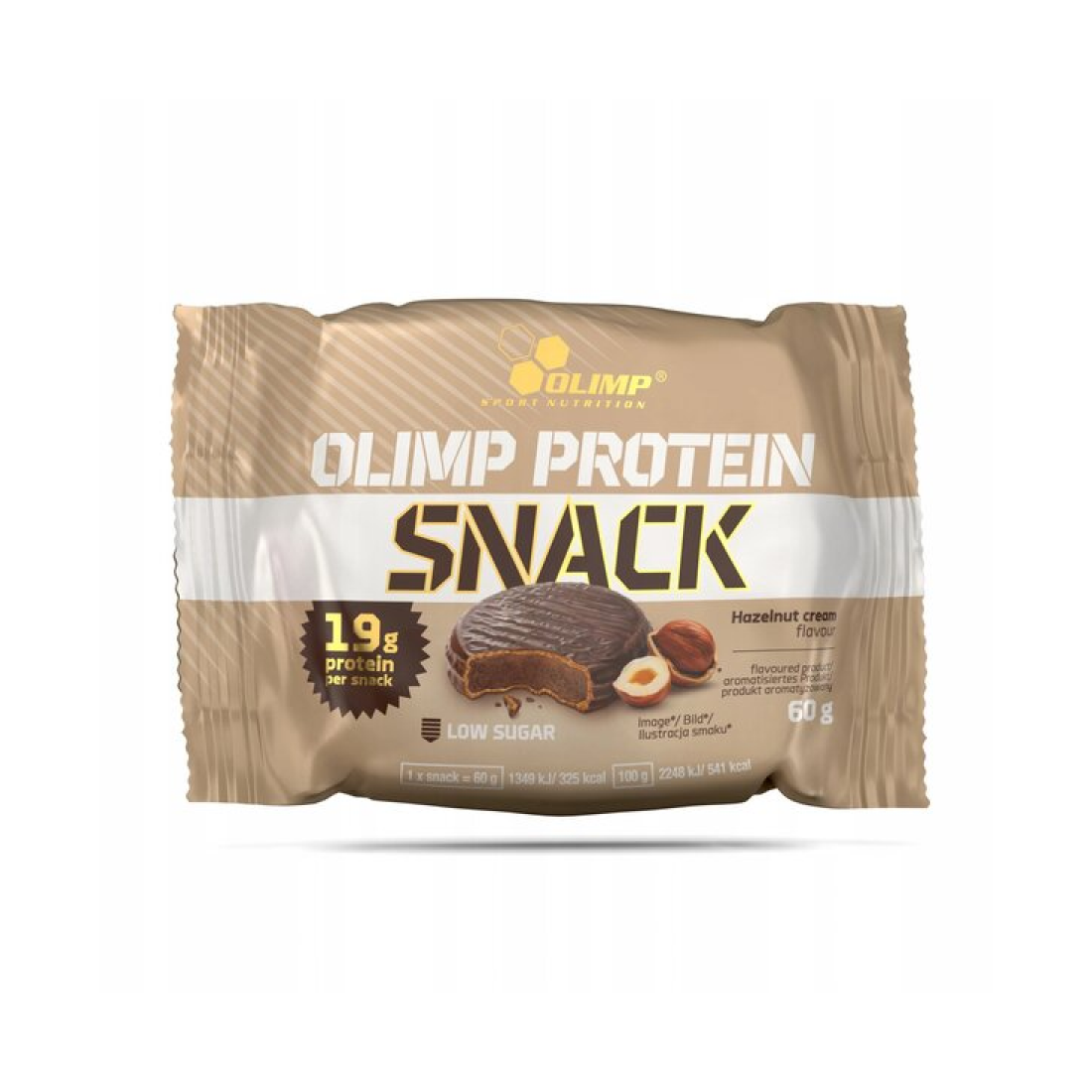 OLIMP NUTRITION PROTEIN SNACK HAZELNUT - 12 X 60G