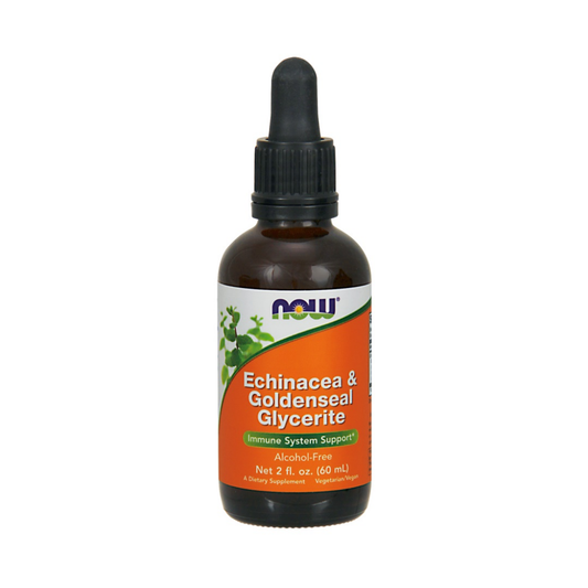 NOW FOODS ECHINACEA & GOLDENSEAL GLYCERITE - 60 ML