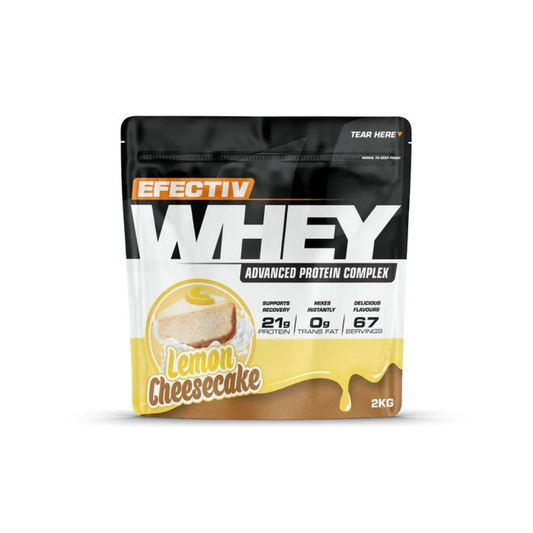 EFECTIV NUTRITION WHEY PROTEIN LEMON CHEESECAKE - 2000 GRAMS