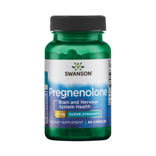 SWANSON PREGNENOLONE 50MG SUPER-STRENGTH - 60 CAPS