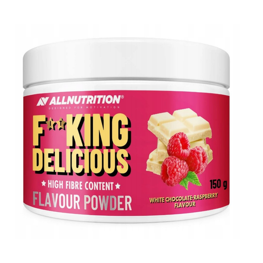 ALLNUTRITION FITKING DELICIOUS FLAVOUR POWDER WHITE CHOCOLATE-RASPBERRY - 150 GRAMS