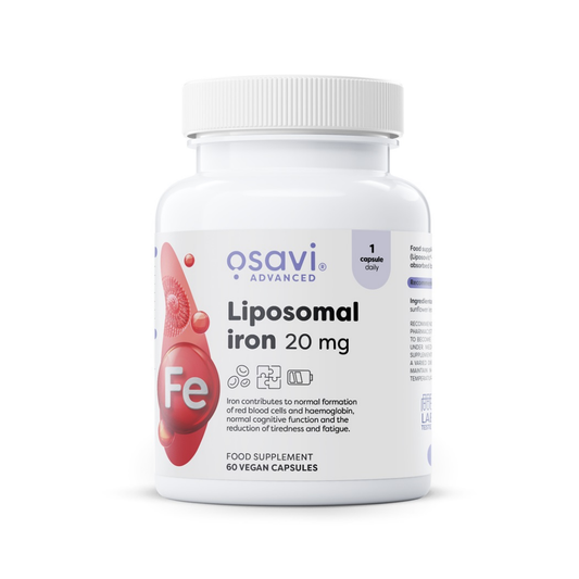 OSAVI LIPOSOMAL IRON 20MG - 60 VEGAN CAPS