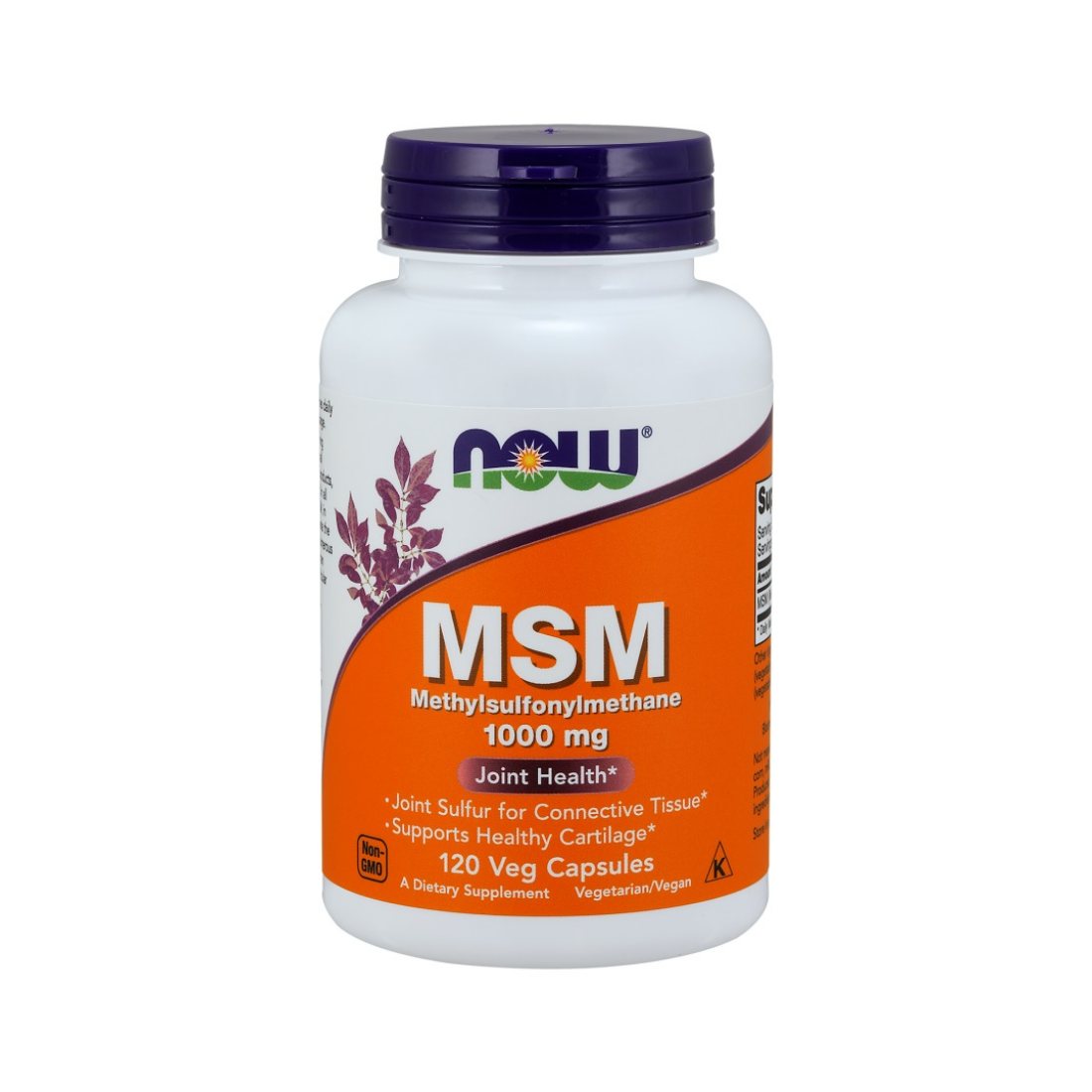 NOW FOODS MSM METHYLSULPHONYLMETHANE 1000MG - 120 VCAPS