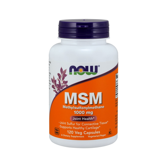 NOW FOODS MSM METHYLSULPHONYLMETHANE 1000MG - 120 VCAPS
