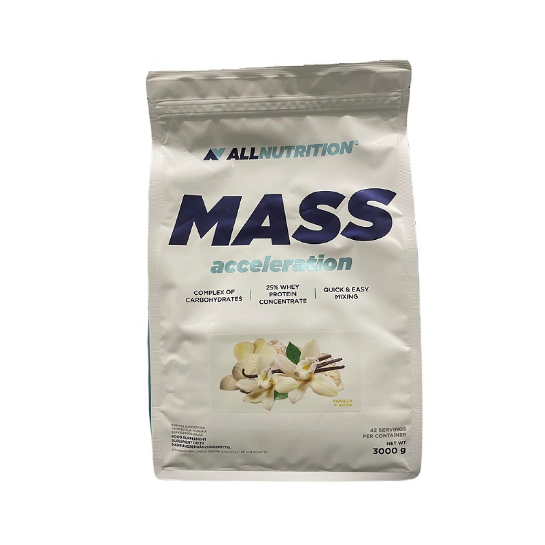 ALLNUTRITION MASS ACCELERATION VANILLA - 3000 GRAMS