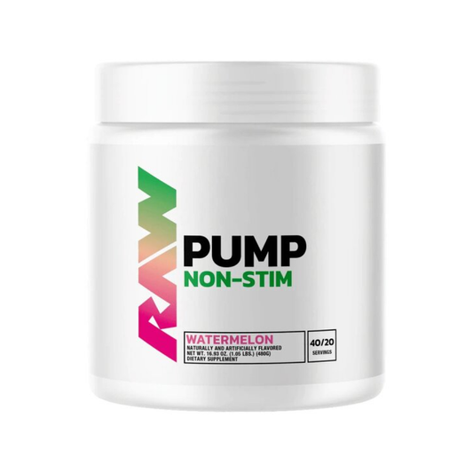 RAW NUTRITION PUMP NON-STIM WATERMELON - 480 GRAMS