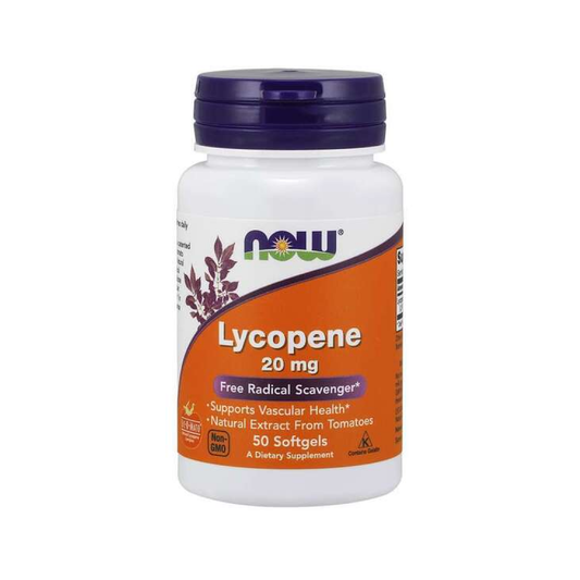 NOW FOODS LYCOPENE 20MG - 50 SOFTGELS