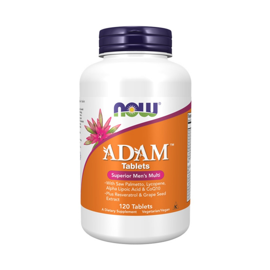 NOW FOODS ADAM MULTI-VITAMIN FOR MEN - 120 TABLETS