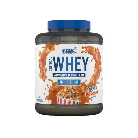 APPLIED NUTRITION CRITICAL WHEY TOFFEE POPCORN - 2000 GRAMS