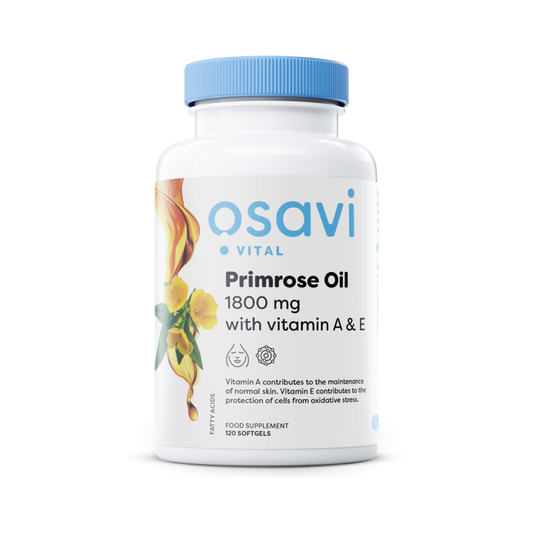 OSAVI PRIMROSE OIL WITH VITAMIN A & E 1800MG - 120 SOFTGELS