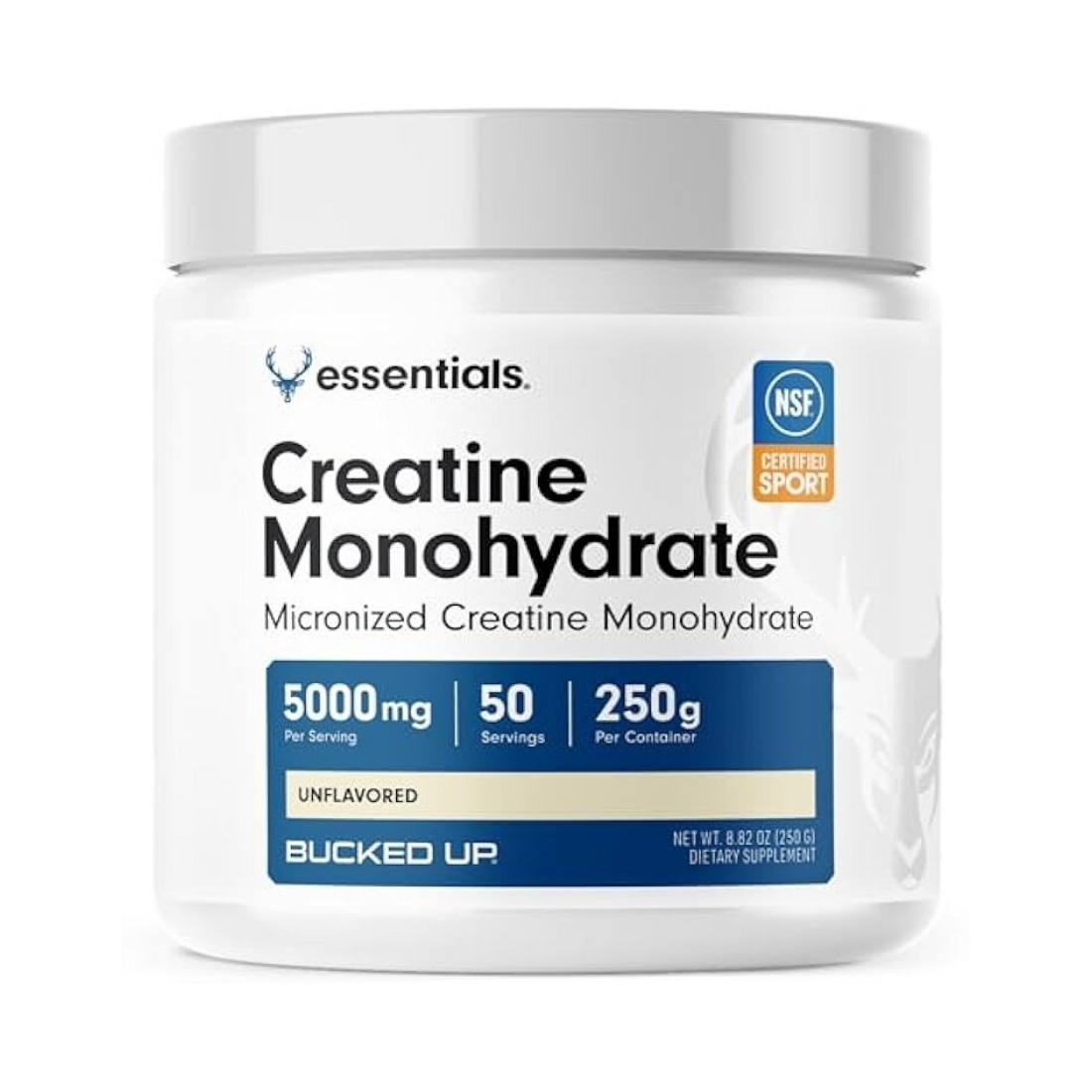 BUCKED UP CREATINE MONOHYDRATE - 250 GRAMS