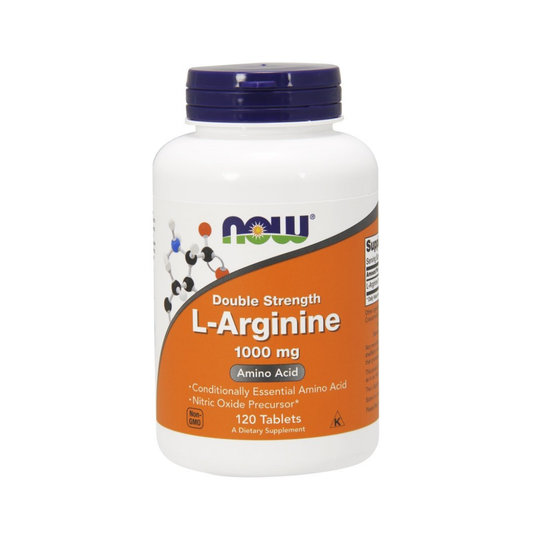 NOW FOODS L-ARGININE 1000MG - 120 TABLETS