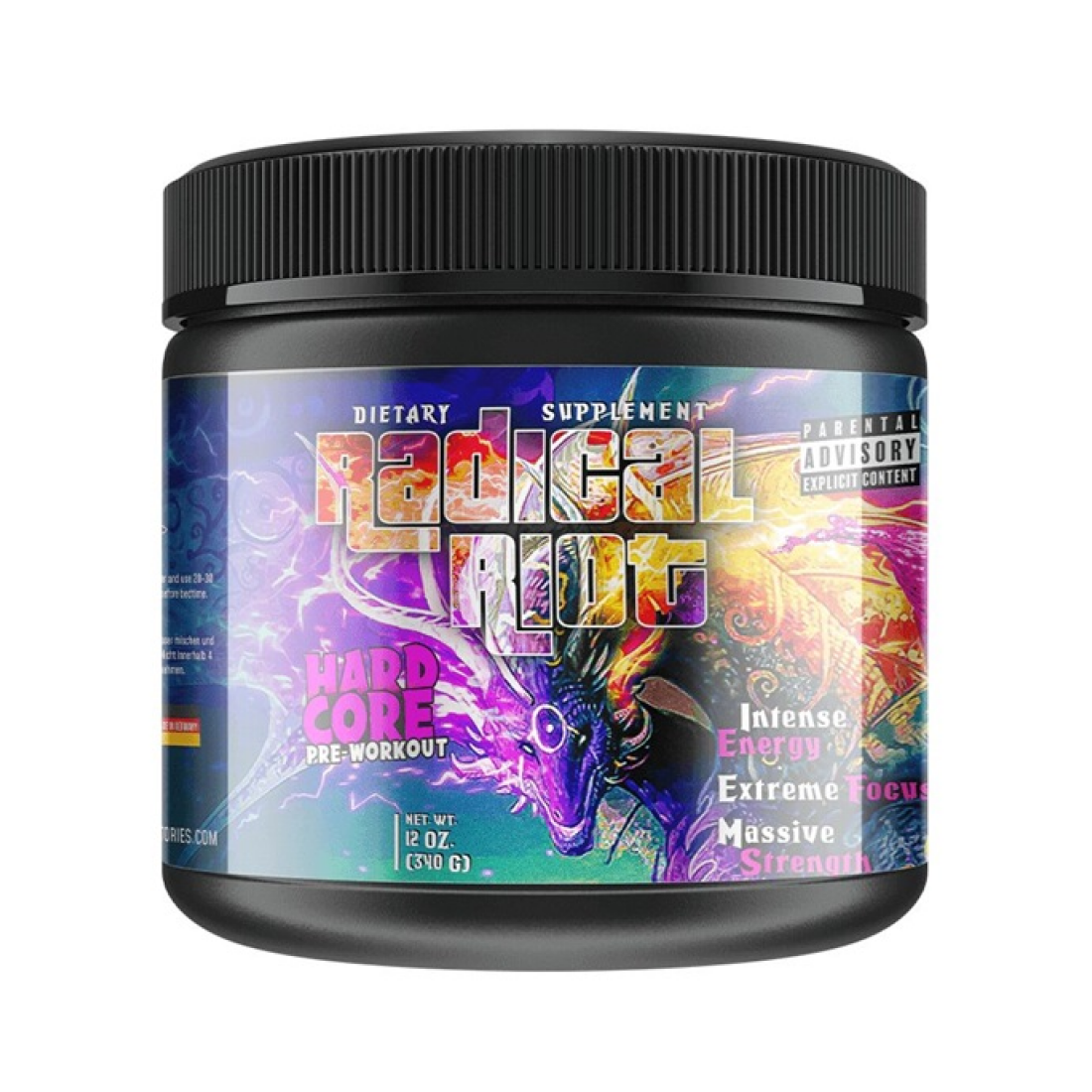 AMERICAN SUPPS RADICAL RIOT DRAGON FRUIT - 340 GRAMS