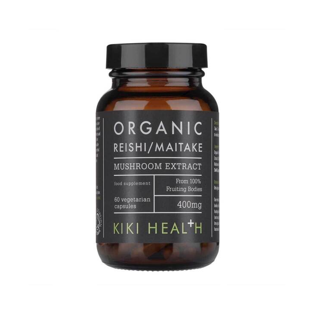 KIKI HEALTH REISHI & MAITAKE MUSHROOM EXTRACT - 60 VCAPS