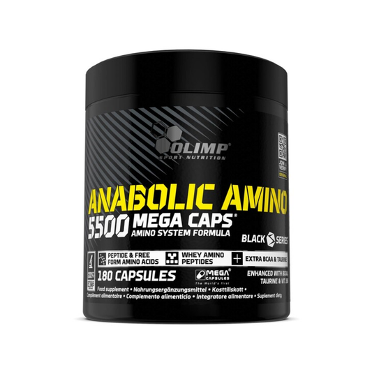 OLIMP NUTRITION ANABOLIC AMINO 5500 MEGA CAPS - 180 CAPS