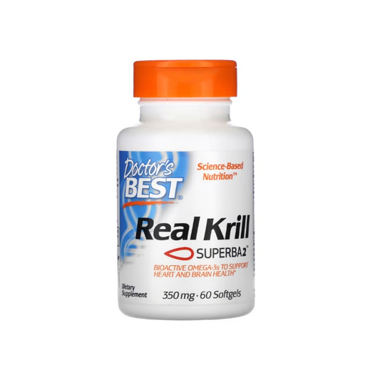 DOCTOR'S BEST REAL KRILL 350MG - 60 SOFTGELS