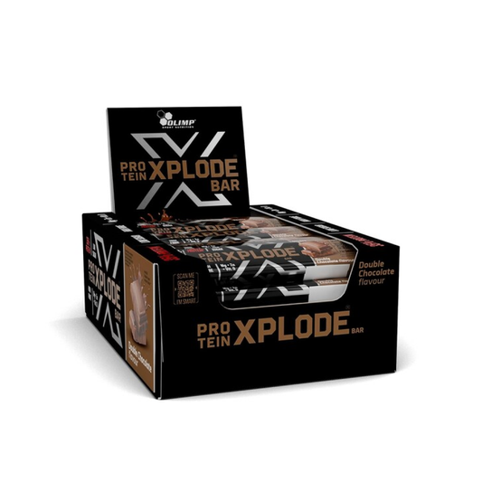 OLIMP NUTRITION PROTEIN XPLODE BAR DOUBLE CHOCOLATE - 25 X 40G
