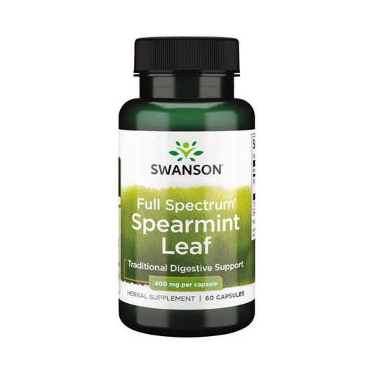 SWANSON FULL SPECTRUM SPEARMINT LEAF 400MG - 60 CAPS