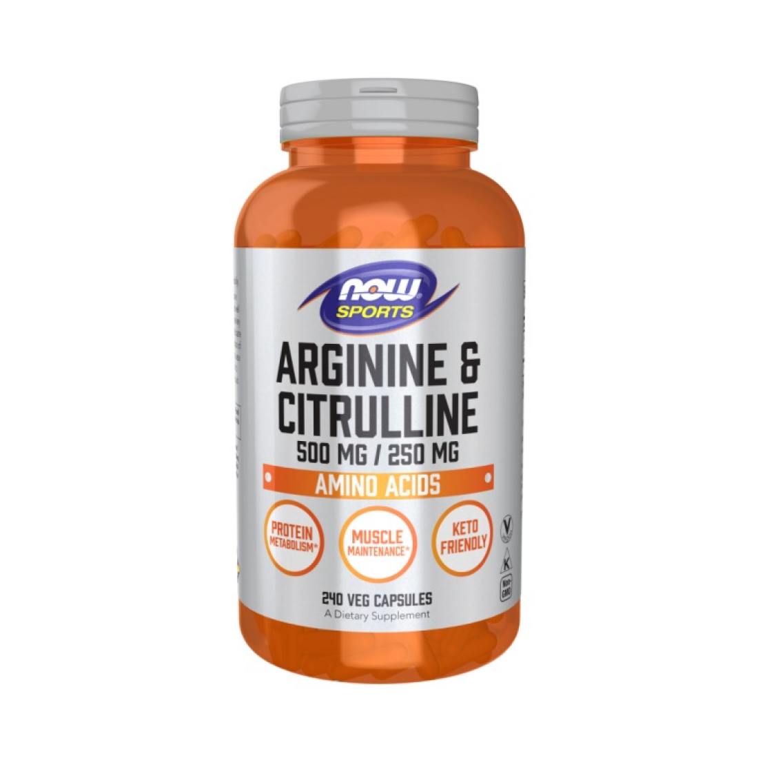NOW FOODS ARGININE & CITRULLINE - 240 VCAPS