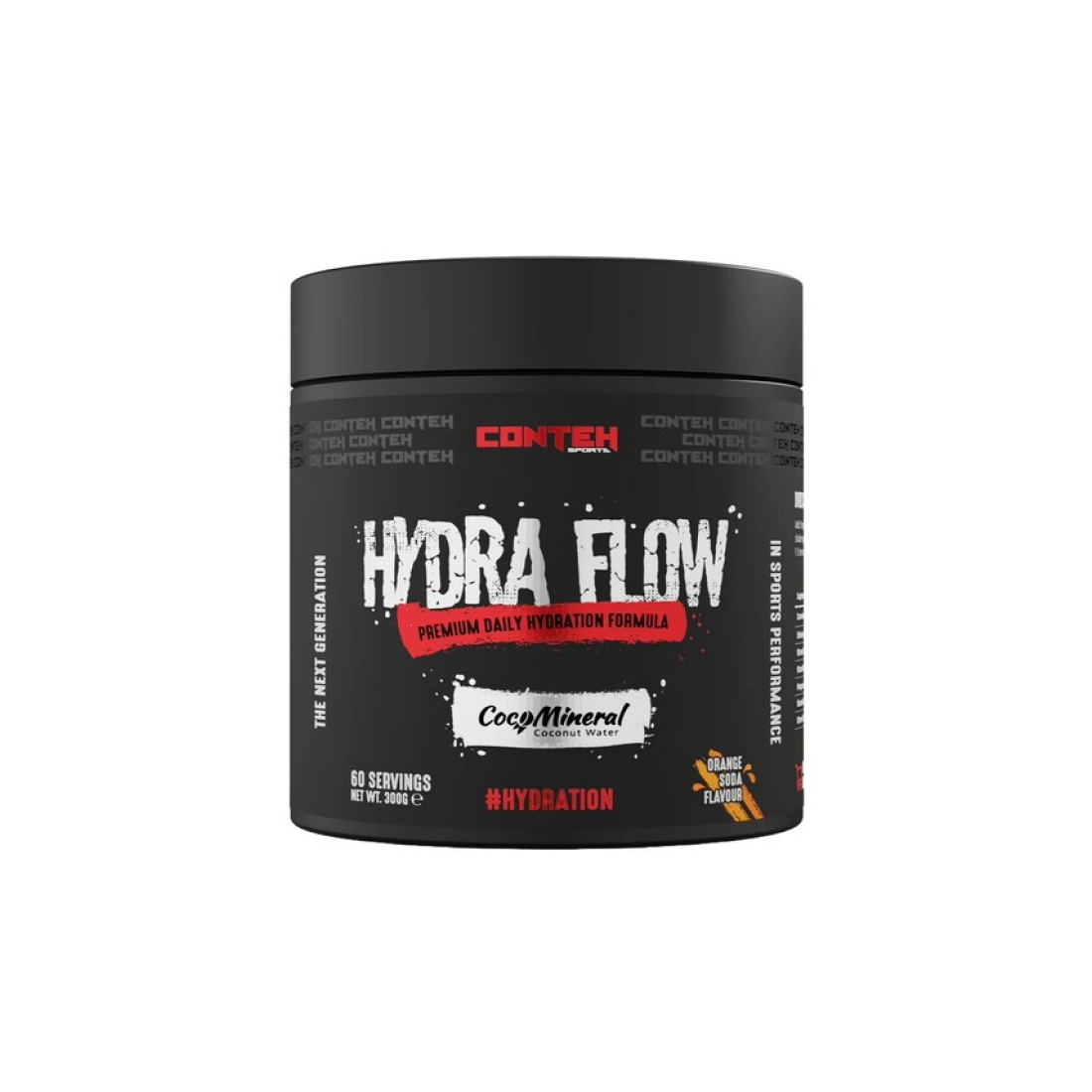 CONTEH SPORTS HYDRA FLOW ORANGE SODA - 300 GRAMS